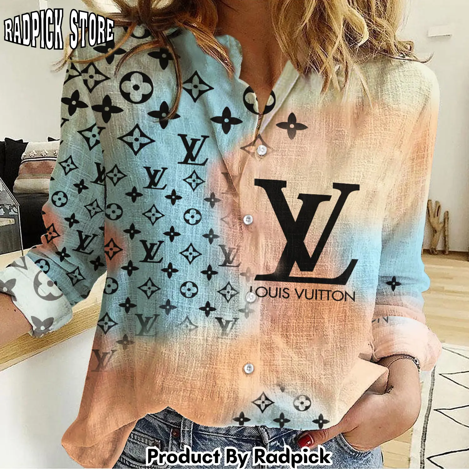 Radpick premium logo monogram louis vuitton shirt rp662269